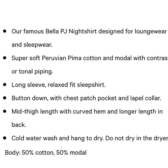 Cosabella Sleepshirt NWOT - Picture 6 of 6